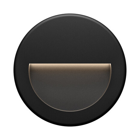 LCB LED Europe LED Wandlamp - IP65 - 3W 240lm - 3000K 830 - Zwart - Rond | VEKTA B LCB LED Europe LED Wandlamp - IP65 - 3W 240lm - 3000K 830 - Zwart - Rond | VEKTA B