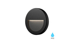 LCB LED LED Wandlamp - IP65 - 3W 240lm - 3000K 830 - Zwart - Rond | VEKTA B LCB LED LED Wandlamp - IP65 - 3W 240lm - 3000K 830 - Zwart - Rond | VEKTA B
