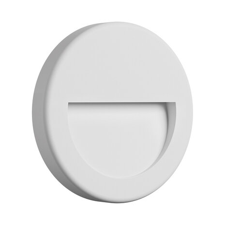 LCB LED LED Wandlamp - IP65 - 3W 240lm - 3000K 830 - Wit - Rond | VEKTA B LCB LED LED Wandlamp - IP65 - 3W 240lm - 3000K 830 - Wit - Rond | VEKTA B