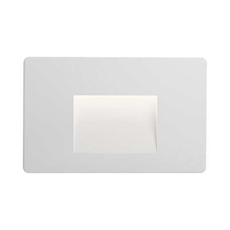 LCB LED Europe LED Wandlamp - IP65 - 3W 240lm - 3000K 830 - Wit - Vierkant | VEKTA B LCB LED Europe LED Wandlamp - IP65 - 3W 240lm - 3000K 830 - Wit - Vierkant | VEKTA B