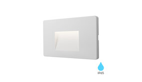 LCB LED LED Wandlamp - IP65 - 3W 240lm - 3000K 830 - Wit - Vierkant | VEKTA B LCB LED LED Wandlamp - IP65 - 3W 240lm - 3000K 830 - Wit - Vierkant | VEKTA B