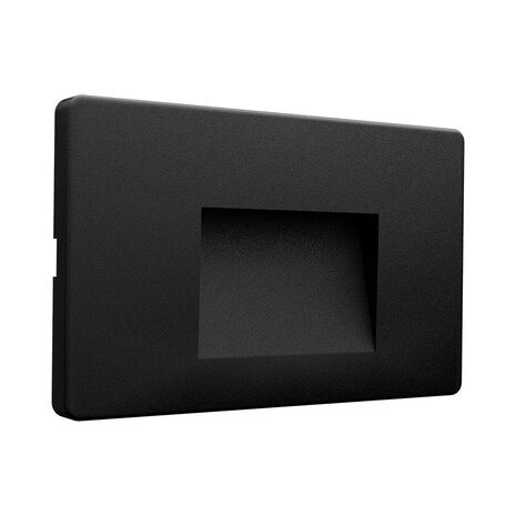 LCB LED LED Wandlamp - IP65 - 3W 240lm - 3000K 830 - Zwart - Vierkant | VEKTA B LCB LED LED Wandlamp - IP65 - 3W 240lm - 3000K 830 - Zwart - Vierkant | VEKTA B