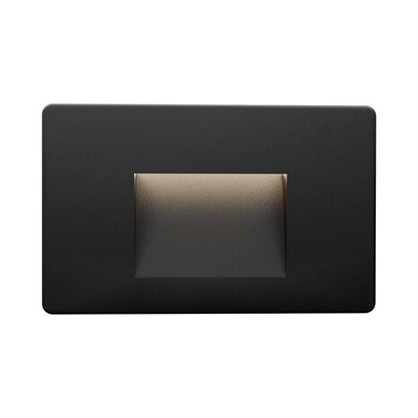 LCB LED Europe LED Wandlamp - IP65 - 3W 240lm - 3000K 830 - Zwart - Vierkant | VEKTA B LCB LED Europe LED Wandlamp - IP65 - 3W 240lm - 3000K 830 - Zwart - Vierkant | VEKTA B