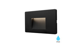 LCB LED Europe LED Wandlamp - IP65 - 3W 240lm - 3000K 830 - Zwart - Vierkant | VEKTA B LCB LED Europe LED Wandlamp - IP65 - 3W 240lm - 3000K 830 - Zwart - Vierkant | VEKTA B