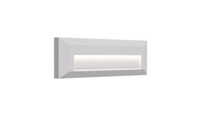 LCB LED LED Wandlamp - IP65 - 3W 180lm - 3000K/4000K/6000K - Wit - Rechthoek | VEKTA B LCB LED LED Wandlamp - IP65 - 3W 180lm - 3000K/4000K/6000K - Wit - Rechthoek | VEKTA B