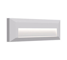 LCB LED Europe  LED Wandlamp - IP65 - 3W 180lm - 3000K/4000K/6000K - Wit - Rechthoek | VEKTA B