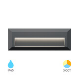 LCB LED LED Wandlamp - IP65 - 3W 180lm - 3000K/4000K/6000K - Zwart - Rechthoek | VEKTA B LCB LED LED Wandlamp - IP65 - 3W 180lm - 3000K/4000K/6000K - Zwart - Rechthoek | VEKTA B