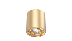 LCB LED LED Opbouwspot - GU10 - IP20 - Ø80mm - Aluminium Goud - Kantelbaar - Max 35W | GAMA LCB LED LED Opbouwspot - GU10 - IP20 - Ø80mm - Aluminium Goud - Kantelbaar - Max 35W | GAMA