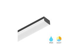 LCB LED LED Montagebalk - 120cm - IP40 - 36W 4320lm - 3000K4000K/6000K - Zwart | PROLINE