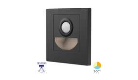 LCB LED LED Gevel Verlichting - 1,5W - 3000K/4000K/6000K - Zwart - STEP | Bewegingsensor LCB LED LED Gevel Verlichting - 1,5W - 3000K/4000K/6000K - Zwart - STEP | Bewegingsensor