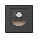 LCB LED Europe  LED Gevel Verlichting - 1,5W - 3000K/4000K/6000K - Grijs - STEP | Bewegingsensor
