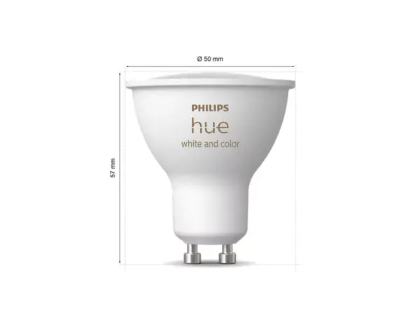 LED Spot GU10 RGBW - 4.2W 400 lumen | GU10 Fitting - Philips Hue White en Color Ambiance LED Spot GU10 RGBW - 4.2W 400 lumen | GU10 Fitting - Philips Hue White en Color Ambiance