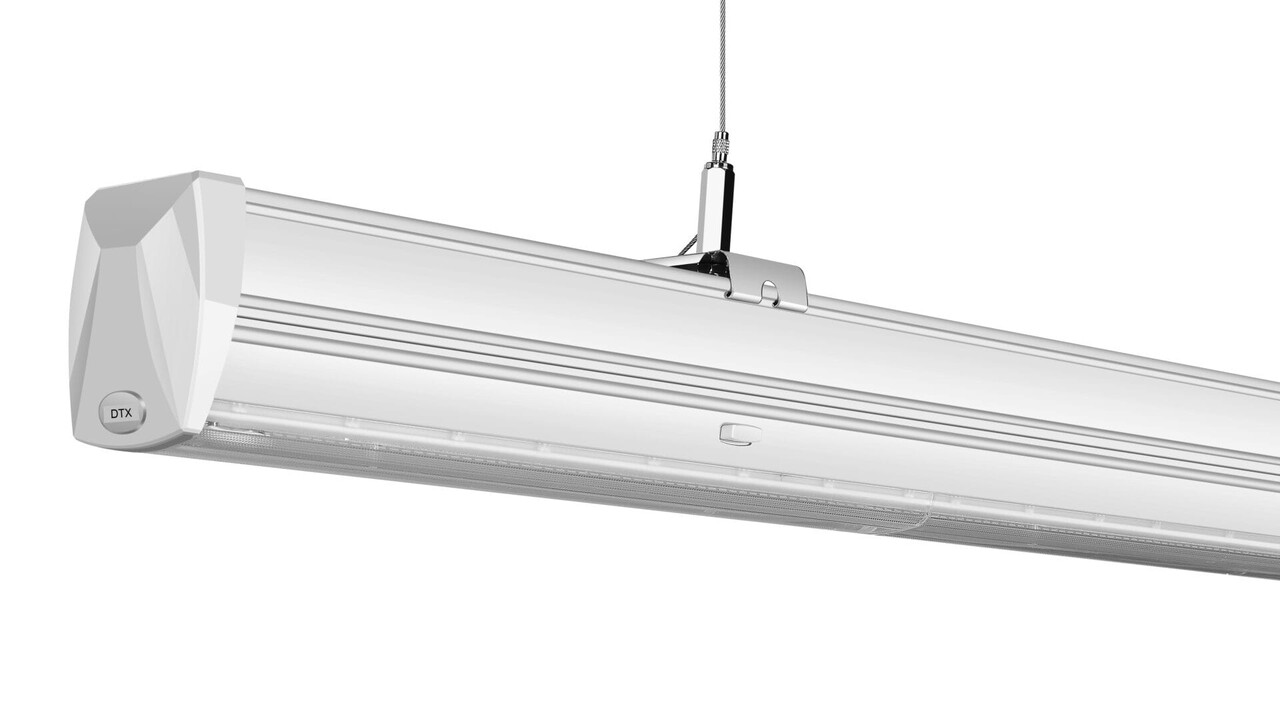 DALI LED Lichtlijn Armatuur - Sirius Wit - 35-50W  7000-10.000Lm - 3CCT 830-850 3000-5000K | Multi Color & Lumen Switch - 1.5 Meter - 90D - DALI2 DIM