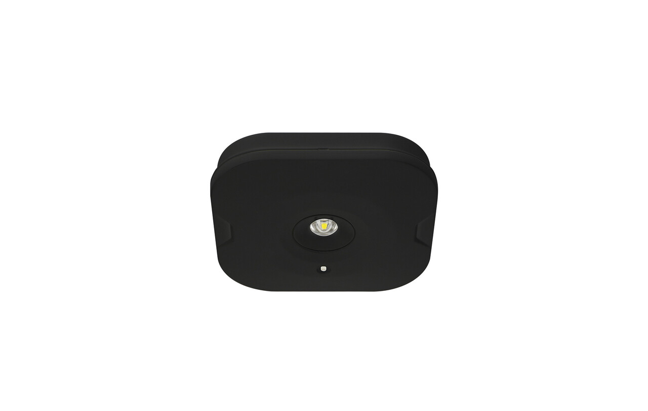 Macbright LED Noodverlichting Opbouw armatuur IP20 - Zwart Continu 110M - 2W 130Lm - 6000K 860 Daglicht | Type Mars Macbright LED Noodverlichting Opbouw armatuur IP20 - Zwart Continu 110M - 2W 130Lm - 6000K 860 Daglicht | Type Mars