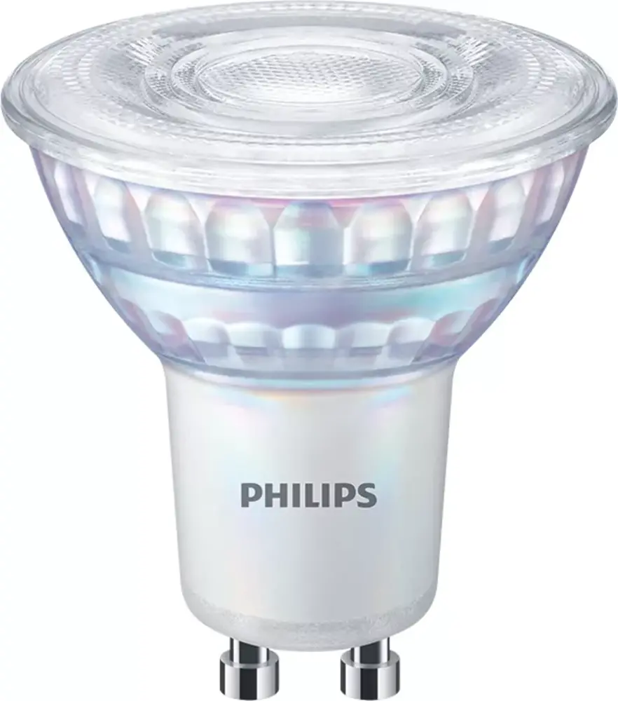 Philips LED Verlichting | Officieel Assortiment Signify Professional. LED spot GU10 PAR16 - 4W 345lm - 2700K 827 extra warm wit | GU10 fitting - dimbaar - vervangt 50W - 36° stralingshoek
