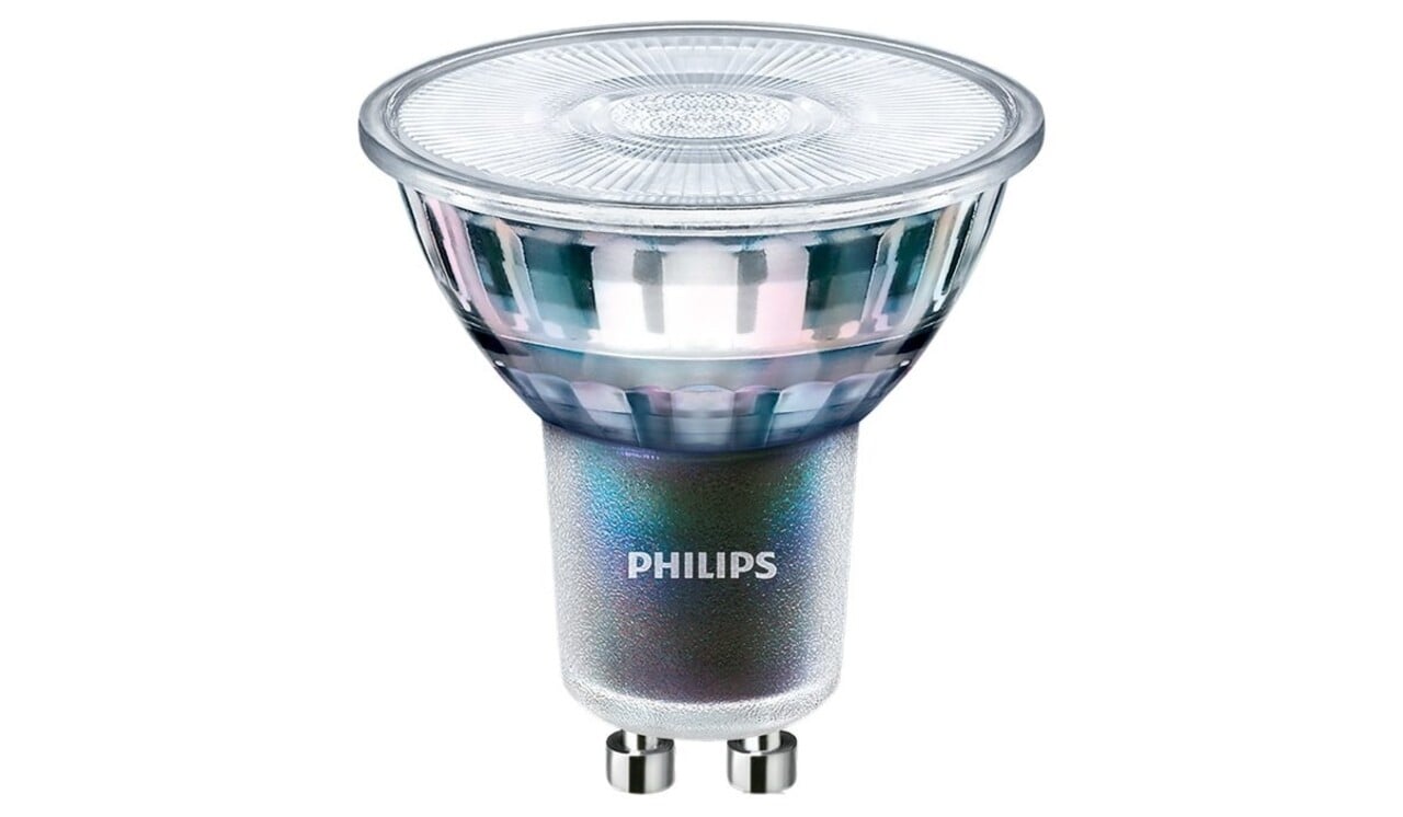 Philips LED Verlichting | Officieel distributeur LED spot - GU10 fitting - MASTER LED - ExpertColor - 5.5-50W - 930 - 3000K warm wit - 36D - Dimbaar