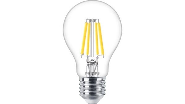 Philips LED lamp - E27 fitting - MASTER Value - D - 3.4-40W - 927 - 2700K extra warm wit - A60 - CL - G
