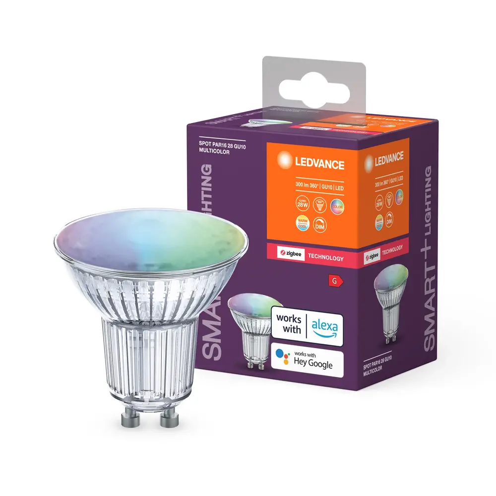 Ledvance LED GU10 - Zigbee - 4,9W - RGB+CCT Ledvance LED GU10 - Zigbee - 4,9W - RGB+CCT