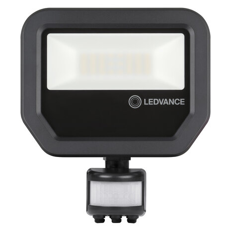 Ledvance Zakelijk: Professionele LED Verlichting & Armaturen LED Breedstraler Sensor GEN 4 Zwart 17W 2400lm 100D - 840 Koel Wit | IP66 - Bewegings- en lichtsensor - Symmetrisch - Vervangt 50W