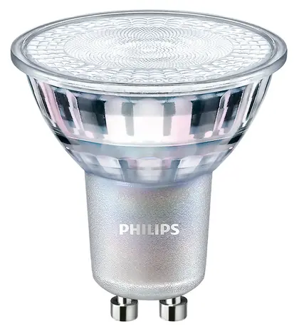 Philips LED Verlichting | Officieel distributeur MASTER Value LED Spot GU10 PAR16 4.9W 380lm 36D - 940 Koel Wit | Beste Kleurweergave - Dimbaar - Vervangt 50W