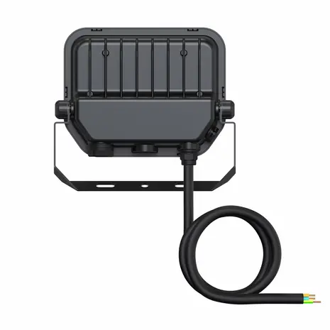 Ledvance Zakelijk: Professionele LED Verlichting & Armaturen | voor de installateur LED Breedstraler Aluminium Zwart 17W 2400lm 100D - 840 Koel Wit | IP66 - Symmetrisch