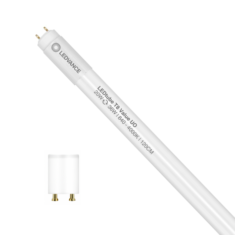 Ledvance LED Buis T8 Value (EM/Mains) Ultra Output 20W 2400lm - 840 Koel Wit | 120cm - Vervangt 36W Ledvance LED Buis T8 Value (EM/Mains) Ultra Output 20W 2400lm - 840 Koel Wit | 120cm - Vervangt 36W
