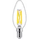 Philips LED Verlichting | Officieel Assortiment Signify Professional. LED Lamp - MASTER - E14 Kaars Filament Helder - 3.4W 470lm - 922-927 Dim To Warm - Dimbaar | Beste Kleurweergave