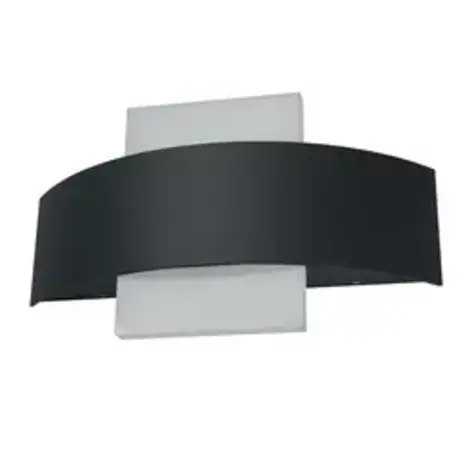 Ledvance Zakelijk: Professionele LED Verlichting & Armaturen | voor de installateur LED Wandlamp - Endura Stijl Shield - Donker Grijs - 11W 410lm - 3000K Warm Wit