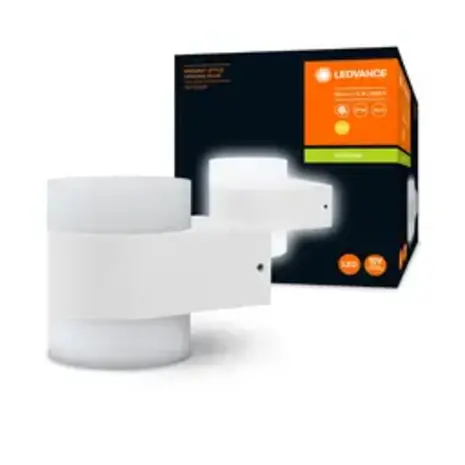 Ledvance LED Wandlamp - Endura Stijl Updown Puck -Wit - 13W 980lm - 3000K Warm Wit