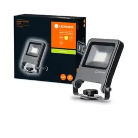 Ledvance LED Breedstraler Endura Spike Zwart 10W 800lm - IP65 - 830 Warm Wit