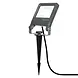 Ledvance LED Breedstraler - Endura Spike - Zwart - 20W 1700lm - 3000K Warm Wit Ledvance LED Breedstraler - Endura Spike - Zwart - 20W 1700lm - 3000K Warm Wit