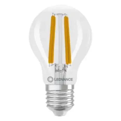 Ledvance LED E27 Peer Filamentlamp - Classic Helder  - 3.8W 806Lm - 2700K 827 Zeer Warm Wit | Dimbaar - Vervangt 60W Ledvance LED E27 Peer Filamentlamp - Classic Helder  - 3.8W 806Lm - 2700K 827 Zeer Warm Wit | Dimbaar - Vervangt 60W