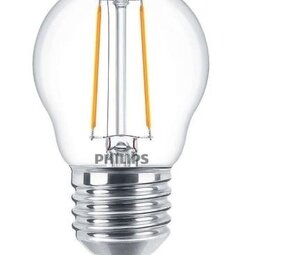 Philips LED Verlichting | Officieel distributeur Corepro LEDluster E27 Kogel Filament Helder 2W 250lm - 827 Zeer Warm Wit | Vervangt 25W