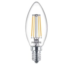 Philips LED Verlichting | Officieel distributeur LED lamp - E14 fitting - CorePro - LEDCandle -ND - 4.3-40W - 827 - 2700K extra warm wit- B35 - CLG
