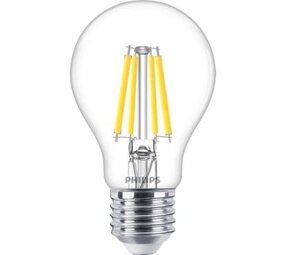 Philips LED Verlichting | Officieel distributeur LED lamp - E27 fitting - A60 - Master Value - 3.4w - vervangt 40W  - 470L/m - 927 - 2700K extra warm wit - CL - Glass