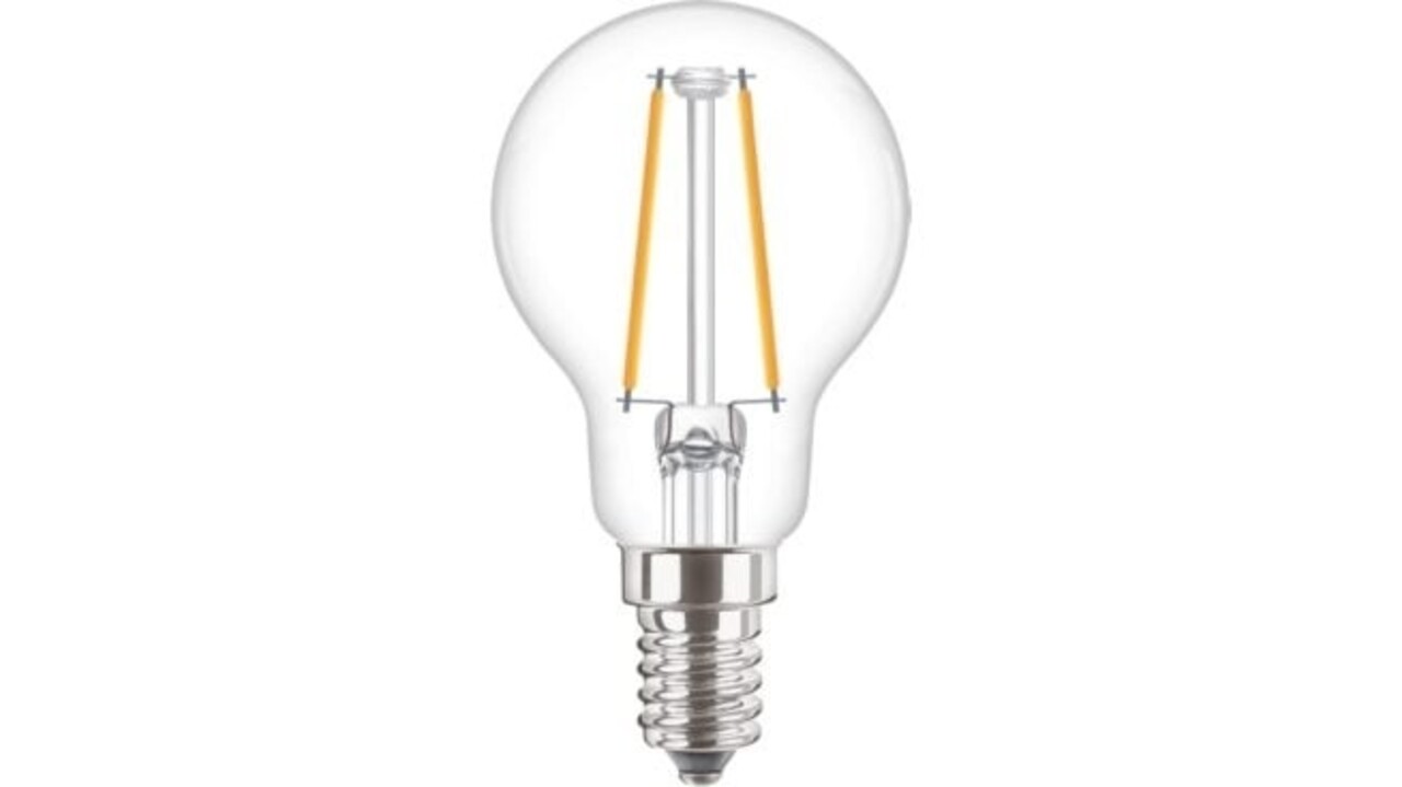 Philips LED Verlichting | Officieel distributeur Corepro LEDluster E14 Filament Helderglas 2W 250lm - 827 Zeer Warm Wit - Vervangt 25W