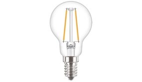 Philips LED Verlichting | Officieel distributeur Corepro LEDluster E14 Filament Helderglas 2W 250lm - 827 Zeer Warm Wit - Vervangt 25W
