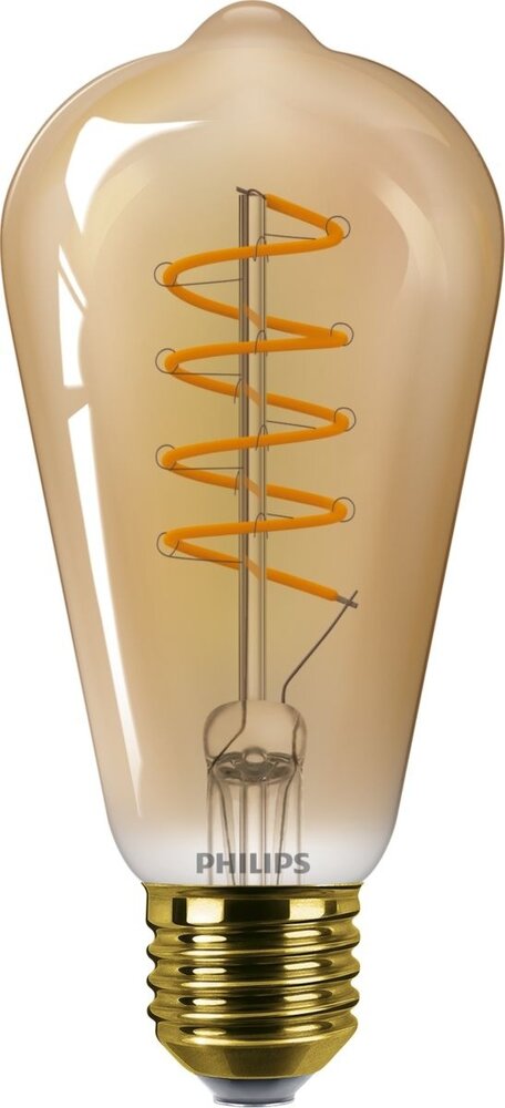 Philips MASTER Value LEDbulb E27 Edison Filament Goud 4W 250lm - 818 Zeer Warm Wit | Dimbaar - Vervangt 25W Philips MASTER Value LEDbulb E27 Edison Filament Goud 4W 250lm - 818 Zeer Warm Wit | Dimbaar - Vervangt 25W