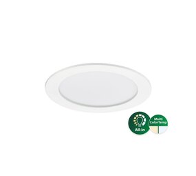 Philips LED Verlichting | Officieel distributeur LED Downlight Coreline DN145B Aluminium Wit 11W 1100lm 80D - 830-840 CCT | Zaagmaat 155mm - IP20