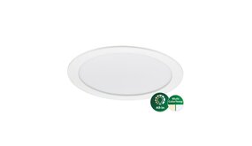 Philips LED Verlichting | Officieel distributeur LED Downlight Coreline DN145B Aluminium Wit 21W 2100lm 80D - 830-840 CCT | Zaagmaat 205mm - IP20