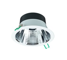 Philips LED Verlichting | Officieel distributeur LED Downlight Coreline DN142B Aluminium Wit 11W 1200lm 60D - 830 Warm Wit | Zaagmaat 155mm - IP20 - UGR<19