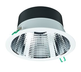 Philips LED Verlichting | Officieel distributeur LED Downlight Coreline DN142B Aluminium Wit 19.2W 2300lm 60D - 830 Warm Wit | Zaagmaat 200mm - IP20 - UGR<19