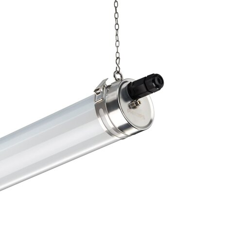 Philips LED Verlichting | Officieel distributeur LED Waterdichte Montagebalk CoreLine Tubular WT210C 39W 5000lm - 840 Koel Wit | 120cm
