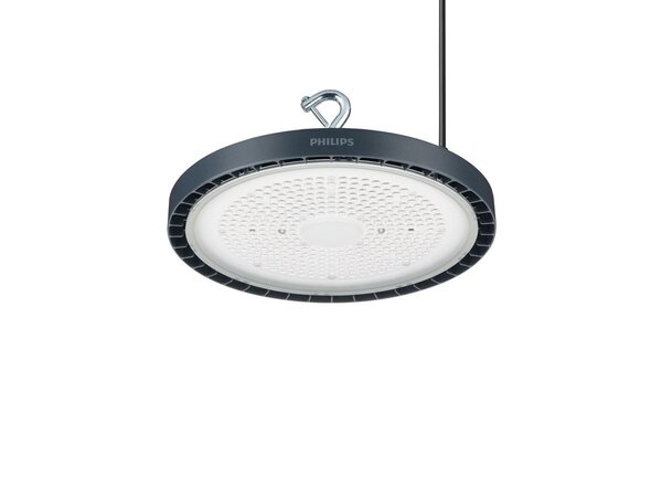 Philips LED Verlichting | Officieel Assortiment Signify Professional. LED Highbay BY121P Coreline G5 Aluminium Grijs 126W 20000lm 55D - 840 Koel Wit | IP65