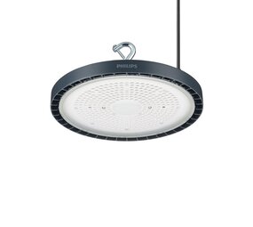Philips LED Verlichting | Officieel distributeur LED Highbay BY121P Coreline G5 Aluminium Grijs 134W 20000lm 55D - 840 Koel Wit | IP65 - Dali Dimbaar