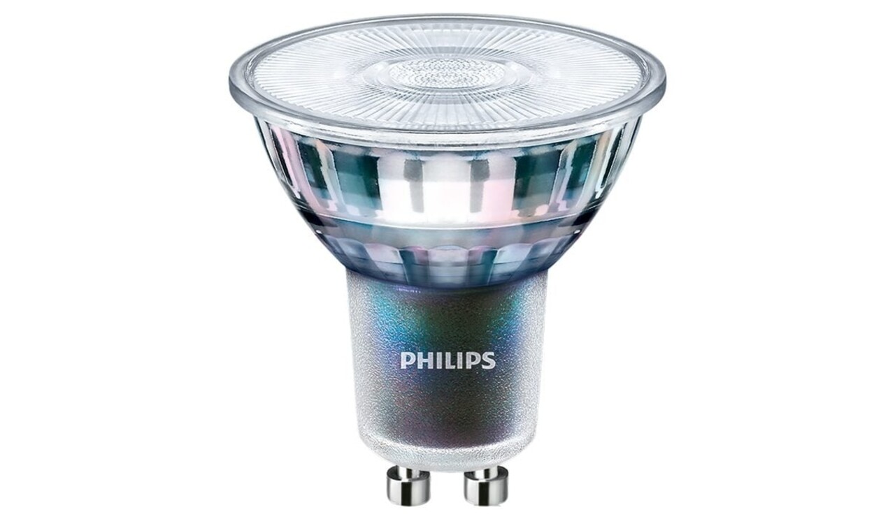 Philips LED Verlichting | Officieel Assortiment Signify Professional. LED spot - GU10 fitting - MASTER LED - ExpertColor - 5.5-50W - 930 - 3000K warm wit - 36D - Dimbaar
