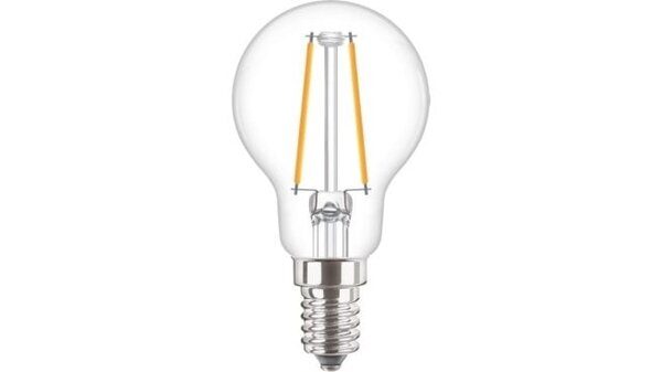 Philips Corepro LEDluster E14 Filament Helderglas 2W 250lm - 827 Zeer Warm Wit - Vervangt 25W Philips Corepro LEDluster E14 Filament Helderglas 2W 250lm - 827 Zeer Warm Wit - Vervangt 25W