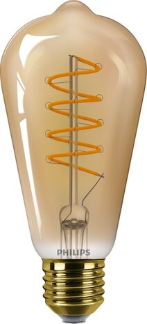 Philips MASTER Value LEDbulb E27 Edison Filament Goud 4W 250lm - 818 Zeer Warm Wit | Dimbaar - Vervangt 25W Philips MASTER Value LEDbulb E27 Edison Filament Goud 4W 250lm - 818 Zeer Warm Wit | Dimbaar - Vervangt 25W