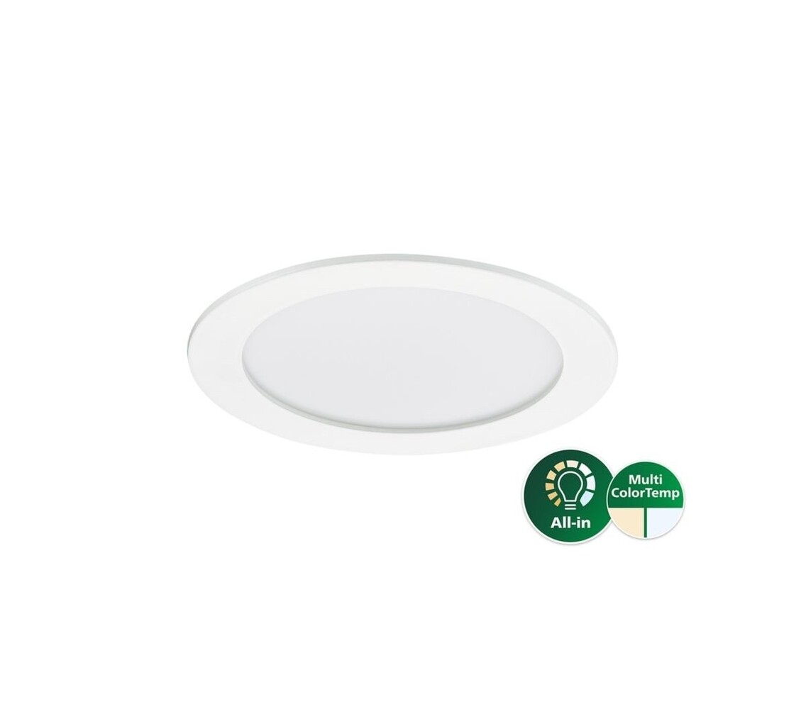 Philips LED Downlight Coreline DN145B Aluminium Wit 11W 1100lm 80D - 830-840 CCT | Zaagmaat 155mm - IP20 Philips LED Downlight Coreline DN145B Aluminium Wit 11W 1100lm 80D - 830-840 CCT | Zaagmaat 155mm - IP20