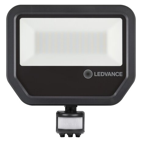 Ledvance Zakelijk: Professionele LED Verlichting & Armaturen | voor de installateur LED Breedstraler IP66 - Sensor Zwart - 41W 6000Lm - 4000k 840 Helder Wit | IK07  Schemer en Bewegingssensor - 1M aansluitkabel